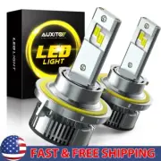 Auxito H13 9008 LED Headlight High Low Beam Bright White Mini Size CanBus Bulbs