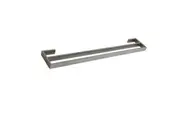 AGUZZO Montangna Stainless Steel Double Towel Rail (750mm) - Brushed Satin