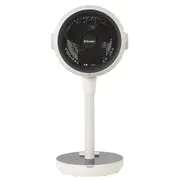 Dimplex Heat & Cool Air Circulator Pedestal Fan - White Black