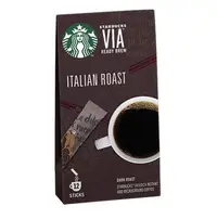 在飛比找Yahoo!奇摩拍賣優惠-星巴克VIA®義大利烘焙即溶咖啡  Starbucks VI