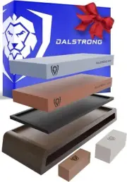 Elegant Knife Sharpening Kit with Lifetime Guarantee - Chef Approved Whetstone