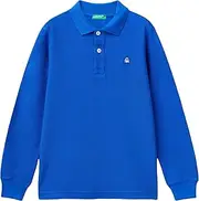 [United Colors of Benetton] Boys Polo Shirt M/L 3089c300z Blue 140 cm, Blue, 140 cm