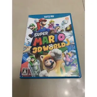 二手 日版 WiiU 超級瑪利歐3D世界 SUPER MARIO 3D WORLD