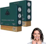 36Pcs Remineralizing Chewing Gum, Organic Mastic Mint Remineralizing Chewing Gum, Sugar-Free Chewing Gum, Freshen Breath