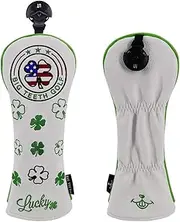 Big Teeth Golf Head Covers Driver Headcover 460cc #1 Golf Club Protector PU Leather for Taylormade Titleist