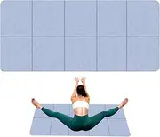 Travel Yoga Mat Packable | Home Workout Floor Pad,Portable Non-Slip 6mm Floor Exercise Mat for Home Gym Outdoor Travel Women Men