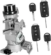 Ignition Switch Lock Cylinder Accessory Replace Parts Supplies Simple Installation High Performance with 2 Keys Compatible