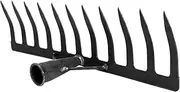BESPORTBLE 1Pc Soil Loosen Rake Teeth Garden Tool Head Durable Design for Efficient Cultivation Leaf Gathering and Mixing Fertilizers Your Garden