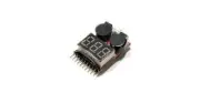 RC Model AOK 5 in 1 1-8S Lithium Battery R/C Hobby Tester & Alarm BK160