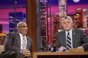 Comedian Bill Cosby during an interview with host Jay Leno on Febr- Old Photo 2