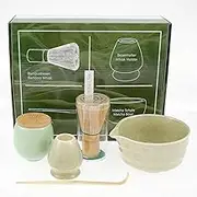 HSHGZSR Exquisite Matcha Tea Set, Japanese Matcha Tea Set, Exquisite Matcha Kit Set, Japanese Tea Making Tools, Easy-to-Clean Japanese Tea Making Tools Matcha Kit Set for Tea Fans