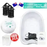 100 Liners Ionic Detox Machine Cell Cleanse Foot Spa Bath Massage W/ Tub Basin