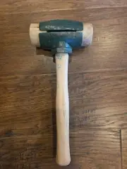 Garland Saco Maine No. 4 Hammer Split Head Mallet Rawhide Green 31004