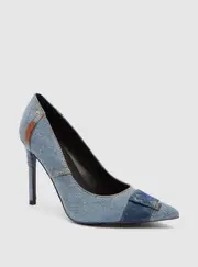 GUESS Women's Blue Avel Stiletto Heels Size: 6