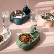 for Creative Whale Shape Wet and Dry Bowl for Cats and Small Dogs Easy Clea