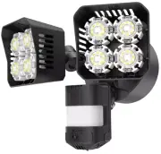 LED Security Flood Light 36W=250W Motion Sensor Outdoor Home Garden Spot Light