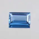 AAA Grade Mozambique Blue Tourmaline Loose Emerald Cut Stone Tourmaline 7.15 Ct