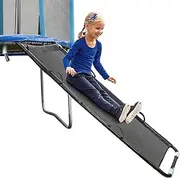 TANOSHII® Universal Trampoline Slide with Handles, Safer Than Ladder, Easy to Install, Fit All Kinds of Trampolines, Sturdy 20"x 60" Trampoline Slide for Kids Climb Up & Slide Down