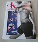 NEW Calvin Klein CK One Micro Boxer Brief CK LOGO Print MENS S Blue $26.00