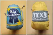 Pabst Blue Ribbon Beer Easy ENO Double Nest Hammock With Straps Brand NEW RARE!