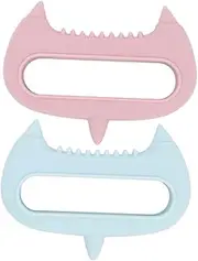Ipetboom 2Pcs Silicone Head Ergonomic Acupoint for Scalp Brushing and Relaxation Portable Compact Design for and Use