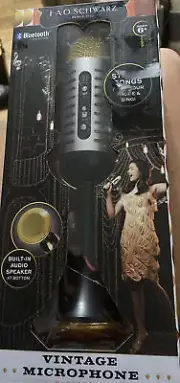 FAO Schwarz Vintage Bluetooth Musical Microphone NEW Karaoke Baby