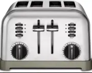 Cuisinart CPT-14WMFR 4-Slice Toaster, Silver - New