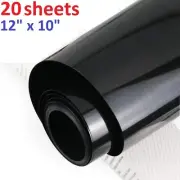 20 Sheets 12"x10" Heat Transfer Vinyl Iron on HTV for T Shirt Cricut Silhouette