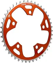 Pulsar Chainring 44T 1/8" 110mm BCD 5 Arm Hole Old School BMX Single Speed Fixie, Orange, WFS3077-BO