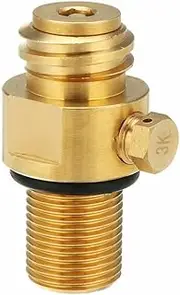 JEM&JULES M18 1.5 Thread Replacement Valve CO2 Tank Brass Pin Valve For Soda Stream