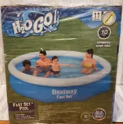 Bestway H2O Go! Swimming Pool *Fast Set Up*10'x 10'X 26"*New*Free Shipping