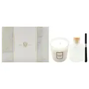 Sparkling Cuvee the celebration Set by Voluspa for Unisex - 2 Pc 9oz Candle, 3.4oz Reed Diffuer