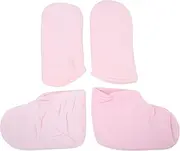 Paraffin Wax Gloves & Booties, Thick Heat Treatment Insulated Terry Cloth, Paraffin Baths Gloves, for Hand Foot Care, Thick SPA Treatment, Heat Treatment, Paraffin Wax Machine,