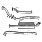 Hulk 4X4 Exhaust Kit to suit Isuzu D-Max 4Wd 3.0L 4 Cyl 2007-10 S/St 4 Cyl Common Rail T/Dsl - HU4915