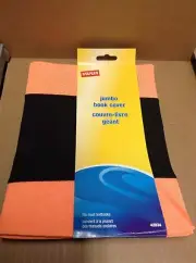 stretchable book cover-jumbo size.. orange and black STAPLES-SHIPS FREE!!