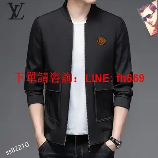台灣熱賣24新款LV秋冬套装M-3XLB687新款男士上衣 男士外套 新款外套 新款上衣 長袖外套 新款長袖872