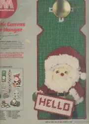Columbia Minerva Santa Plastic Canvas Door Hanger Joyce Levitt Needlepoint KIT
