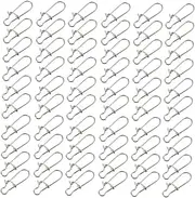 ifundom 100Pcs Fishing Snap Connectors High Strength Clips for Fishing Accessories Design for Easy Lure Changes Essential Tool for Anglers Durable