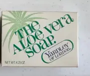 2 Vintage Original Old Logo Yardley of London THE ALOE VERA SOAP Bars