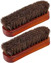 Healeved 2Pcs Shoe Brush Multi Use Leather Polishing and Comfortable Grip for Effortless Shoe Care for Boots and Shoes