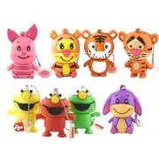 Animal Leopard Usb Flash Drive Cartoon Tiger Pink Pig Memory Stick Usb Flash Drives