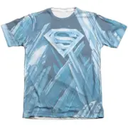 Superman Solitude Symbol Sublimation Allover Print DC Comics Licensed Adult T-Sh