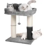 Cat Tree Tower for Large Cats Cat Scratching Post with 20x15.7”Large Top Bed,
