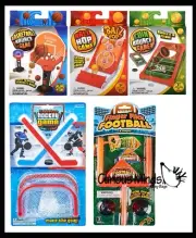 Set of 5 Mini Tabletop Games - Toy Shooting Hoops - Fun Classic Arcade Toy