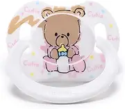 LittleForBig Bigshield Generation-II Big Sized Pacifier Cuties Pattern White Bear