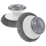 2pcs Kitchen Dish Scrubbers Pot Pan Cleaning Scrub Brush Wok Scrubbing Brush