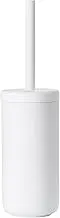 Zone Denmark Ume Toilet Brush in Beautiful Danish Design Stoneware with Soft Touch Coating Diameter 10 cm Height 38.7 cm White