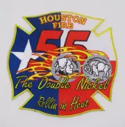 Houston Texas Fire Department Station 55 Patch The Double Nickel,Rollin in heat