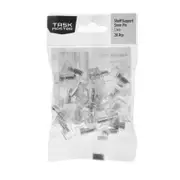 Taskmaster 5mm Pin Clear Plastic Shelf Support - 20 Pack