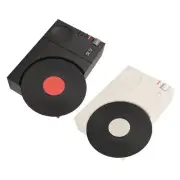 Vintage BT Speaker Tabletop Retro Clock Speaker Record Player Shape Speaker